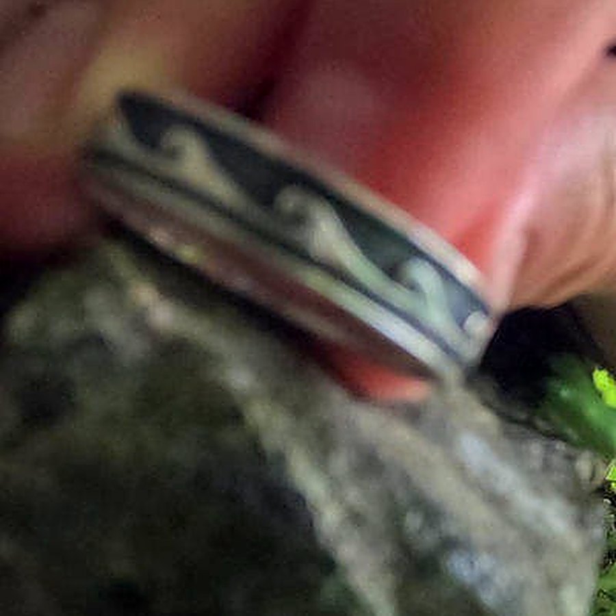 The Wave Ring close up